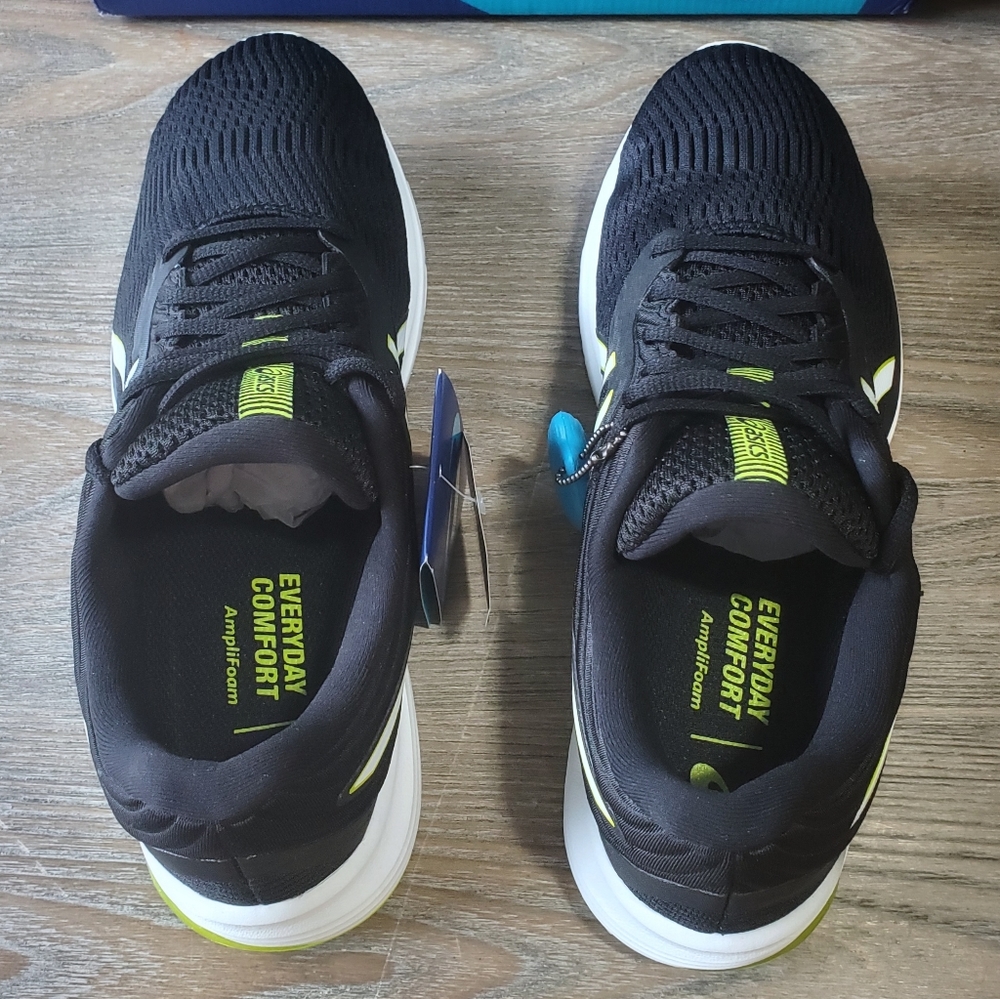 ASICS BLACK MENS RUNNING SHOES - Picture 5 of 12